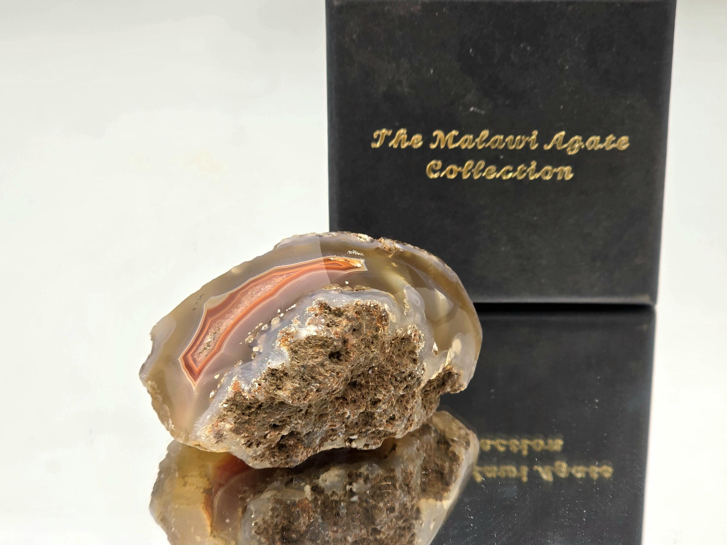Malawi Agate Colour Banded Polished Crystal (#9)