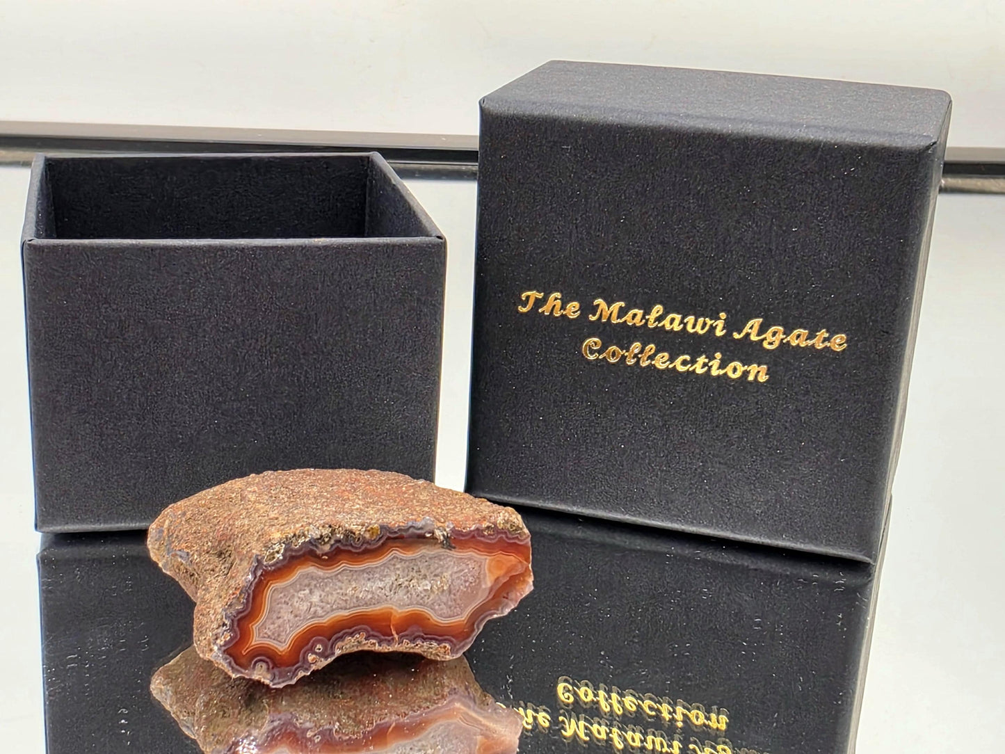 Malawi Agate Colour Banded Polished Crystal (#17)