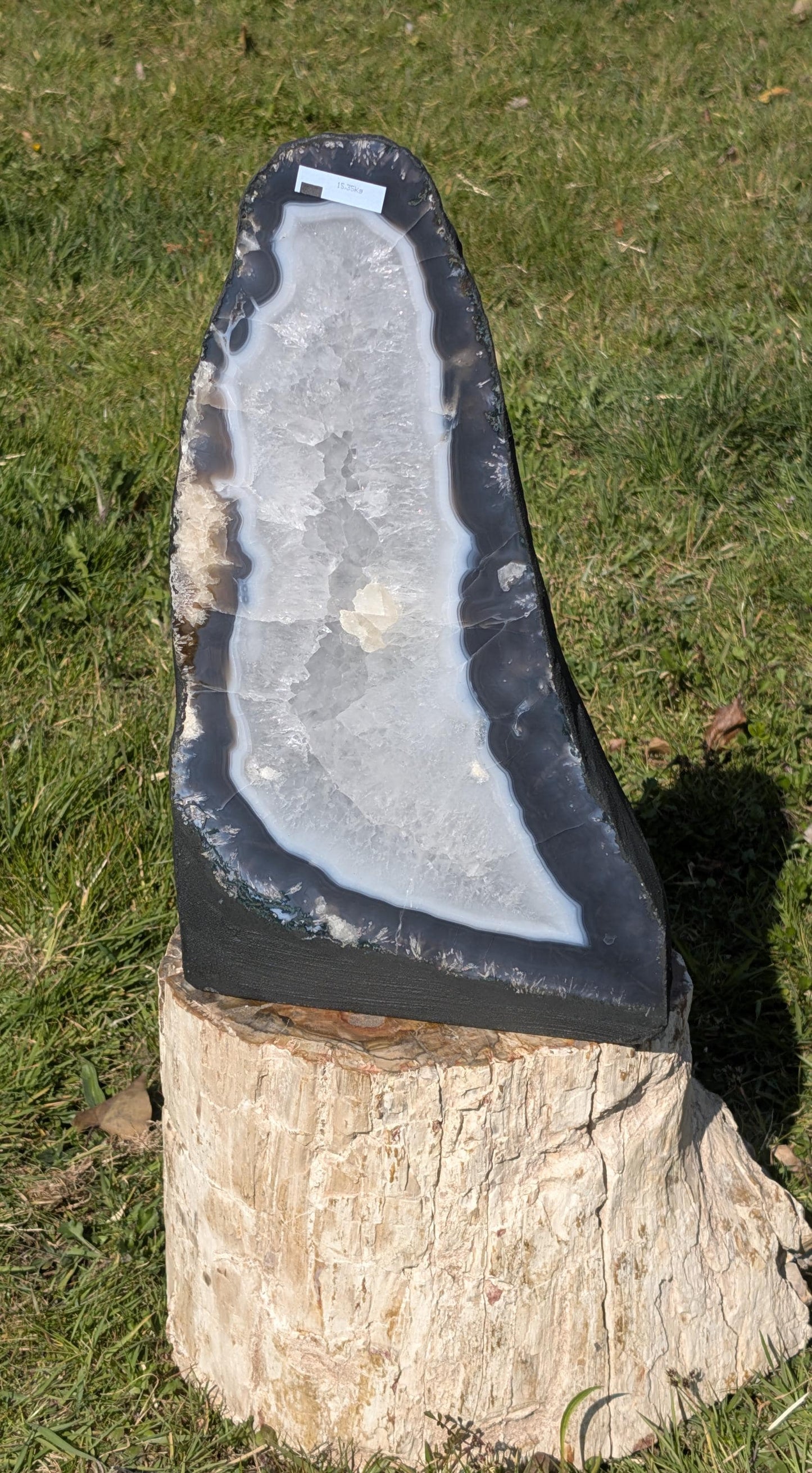 Large Quartz Crystal Church 15.35 KG