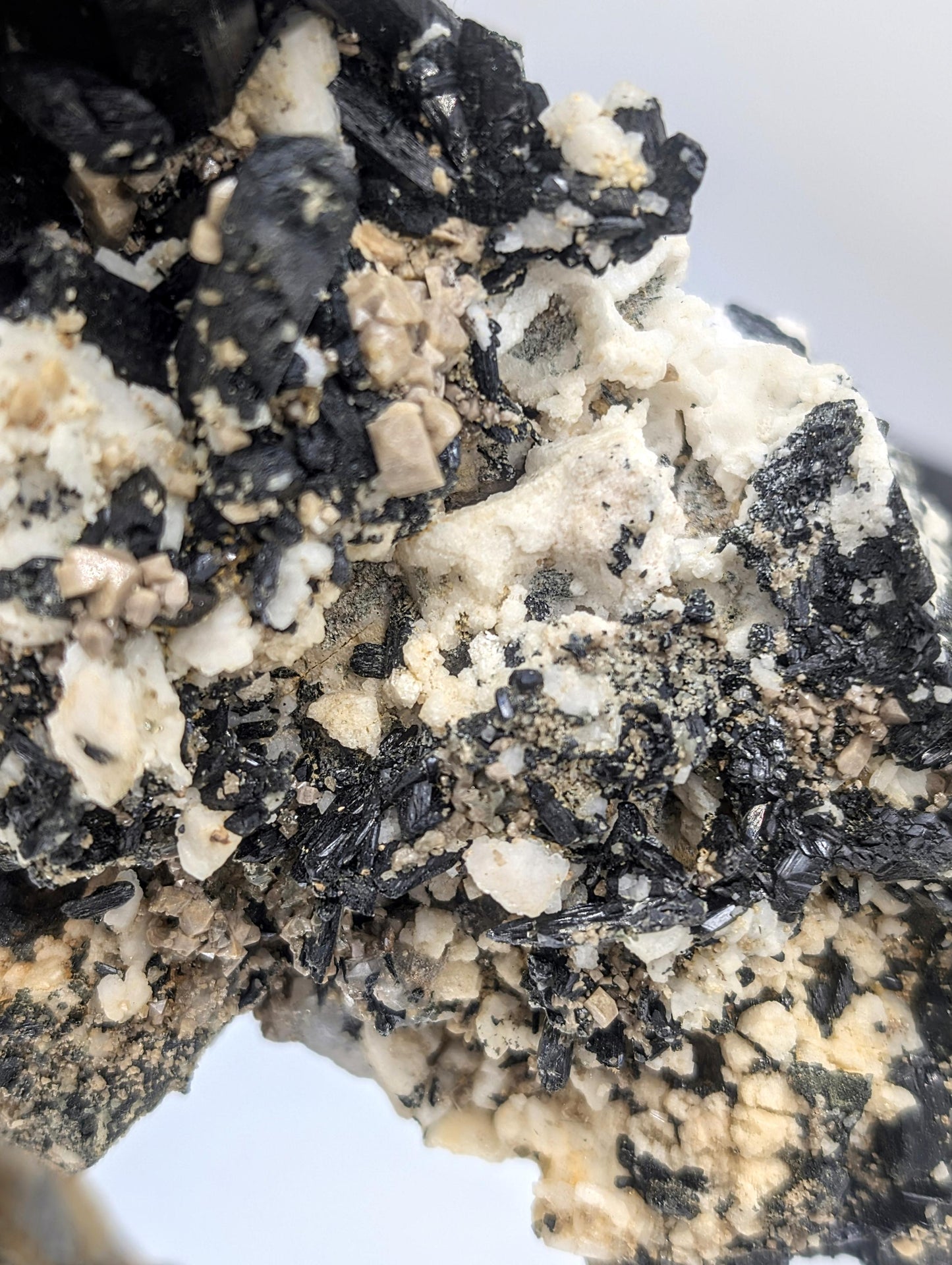 Large Aegirine & Smoky Quartz On Othoclase (DP)