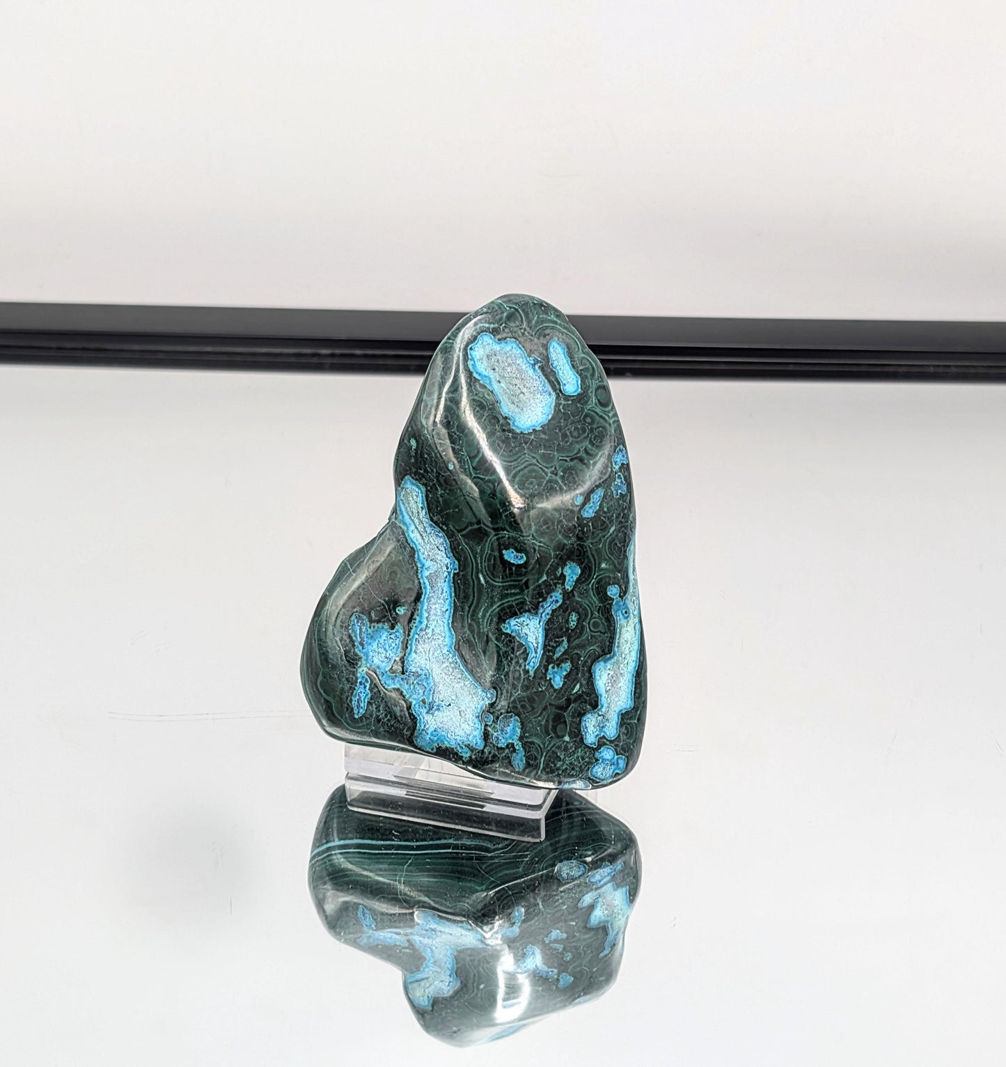 Large Chrysocolla Malachite Crystal Polished (#19)