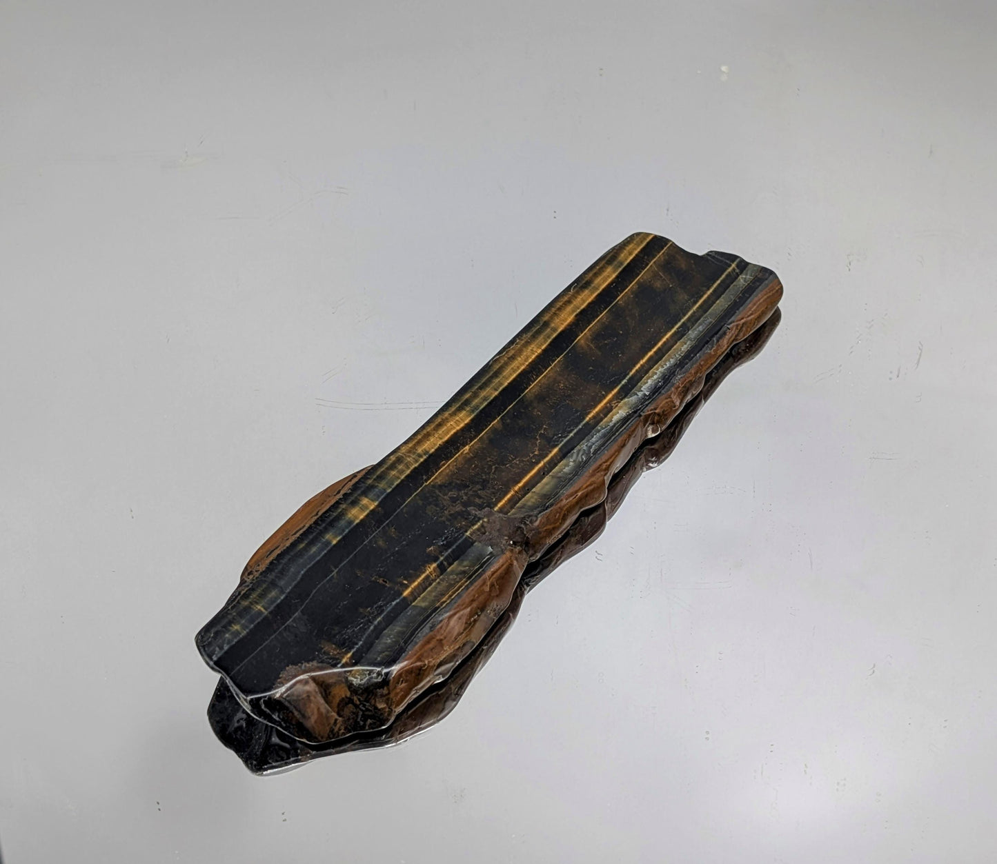Large Tigers Eye Crystal Polished Slice (#11)