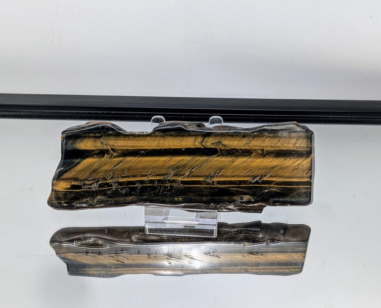 Large Tigers Eye Crystal Polished Slice (#3)