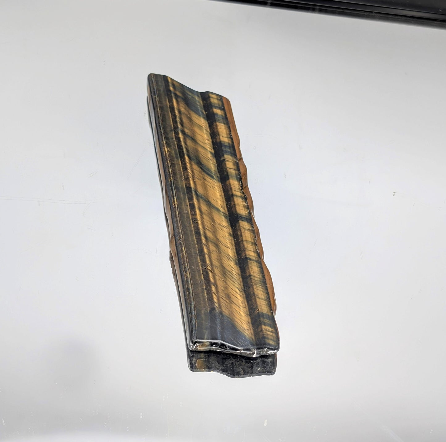 Large Tigers Eye Crystal Polished Slice (#18)