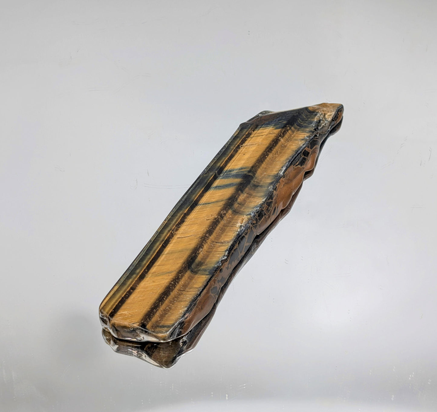 Large Tigers Eye Crystal Polished Slice (#17)