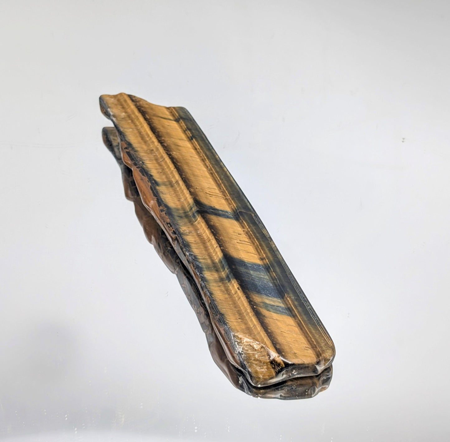 Large Tigers Eye Crystal Polished Slice (#17)