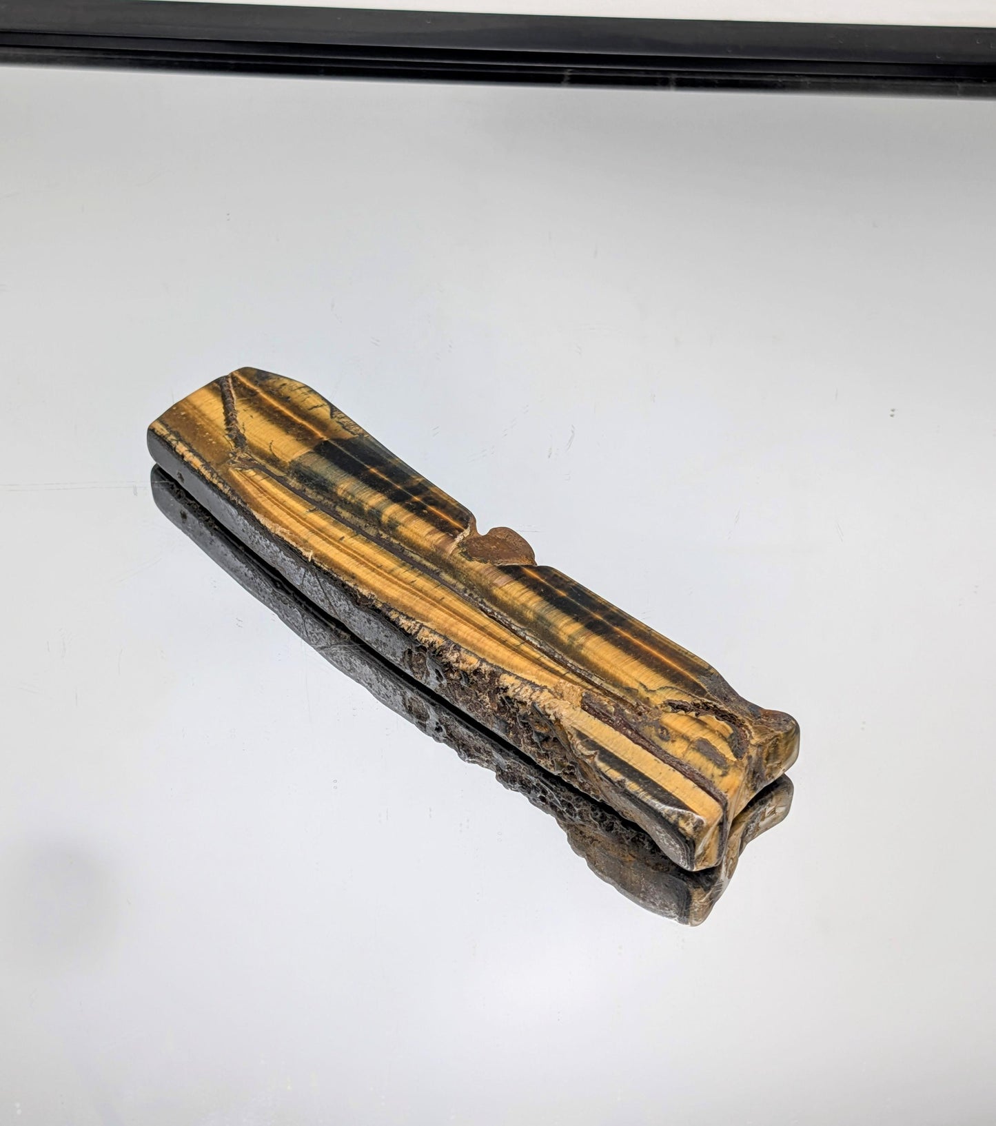 Large Tigers Eye Crystal Polished Slice (#15)