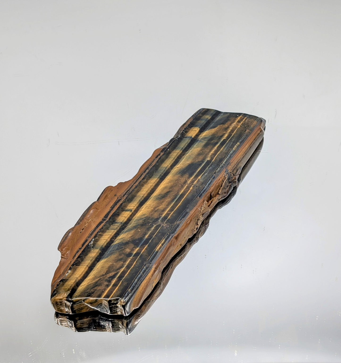 Large Tigers Eye Crystal Polished Slice (#16)
