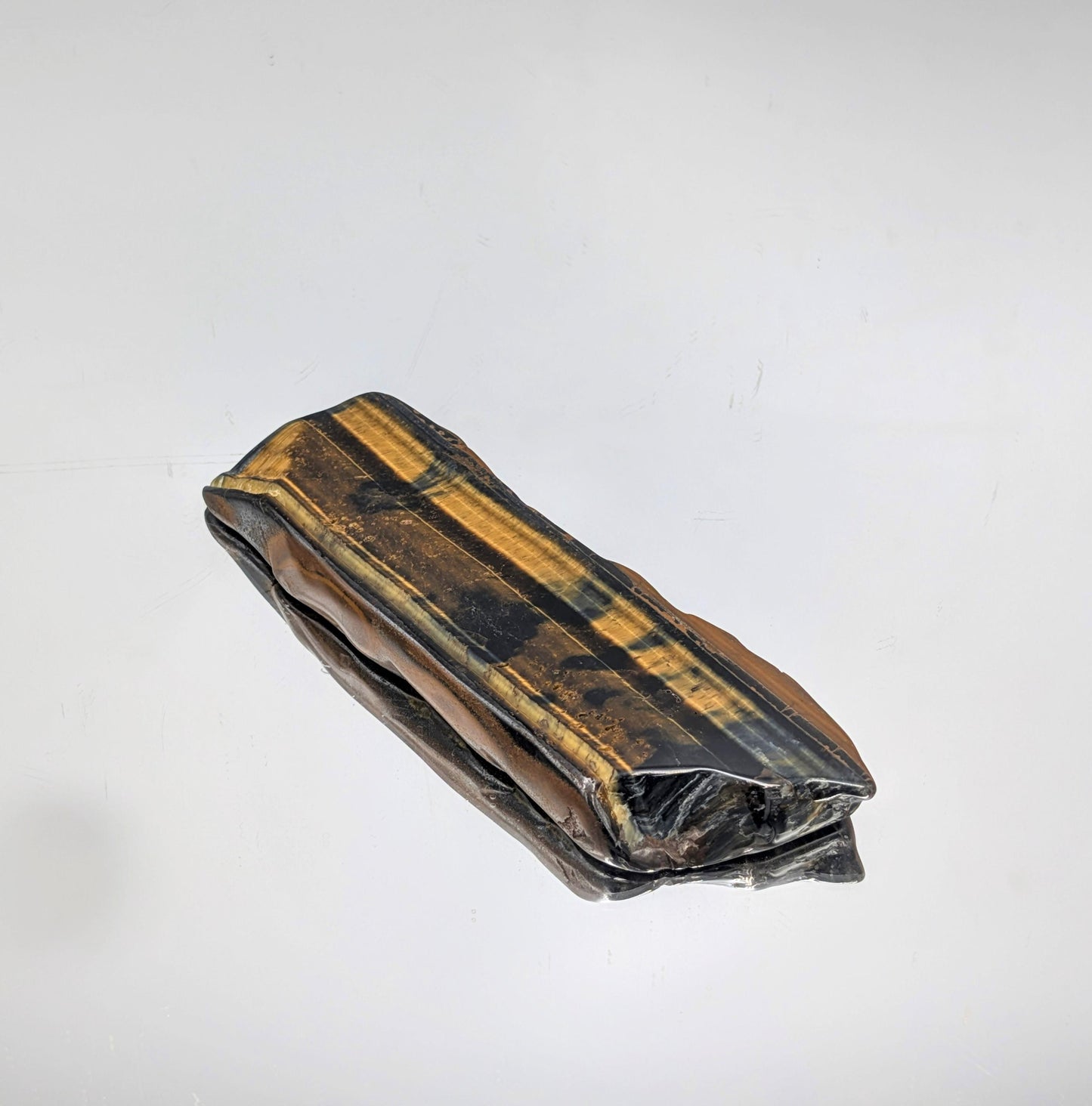 Large Tigers Eye Crystal Polished Slice (#14)