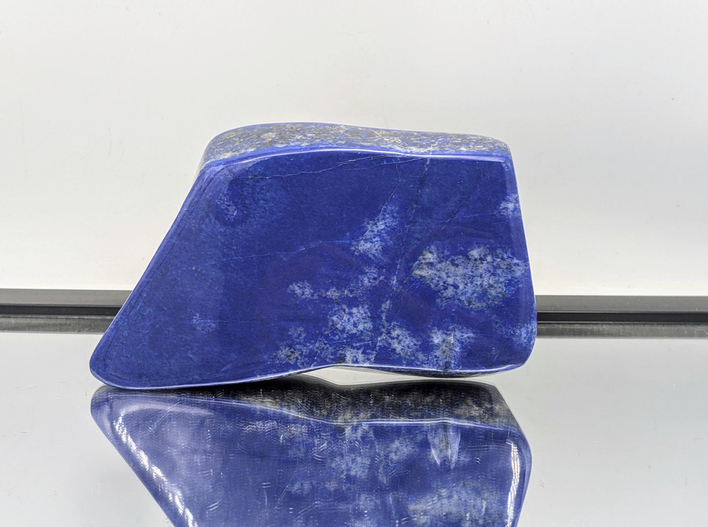 Lapis lazuli Natural Blue Gemstone Crystal Fools Gold Pyrite Afghanistan (#43)