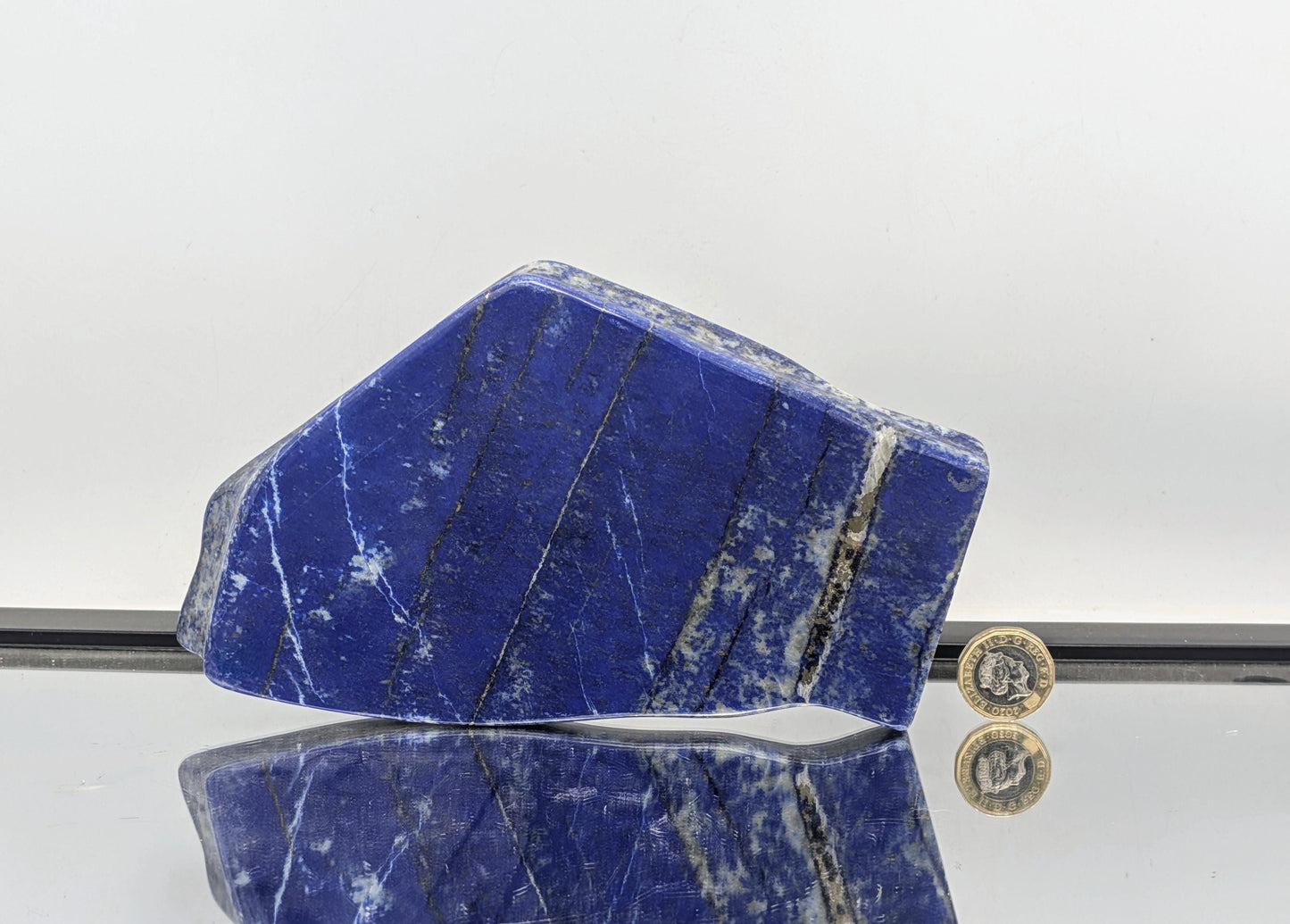 Lapis Lazuli Natural Blue Gemstone Crystal Fools Gold Pyrite Afghanistan (#41)