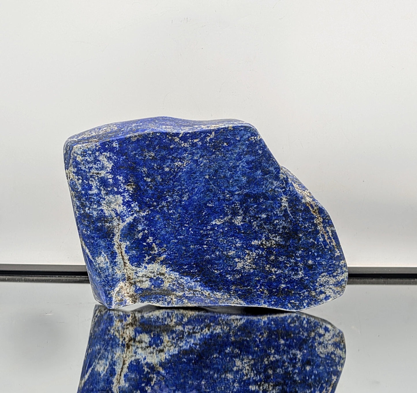 Lapis lazuli Natural Blue Gemstone Crystal Fools Gold Pyrite Afghanistan (#36)