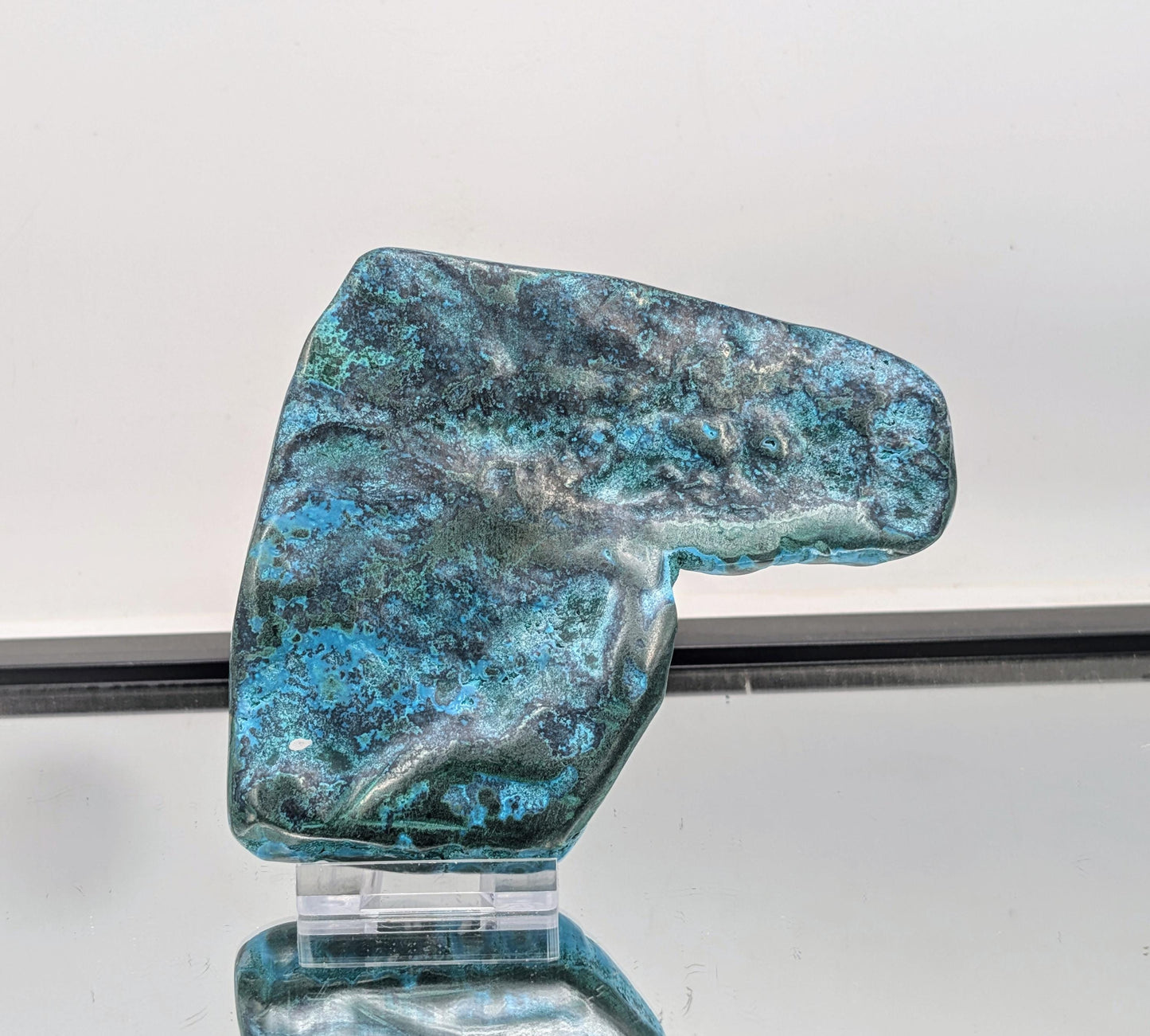 Large Chrysocolla Malachite Crystal Polished (#28)