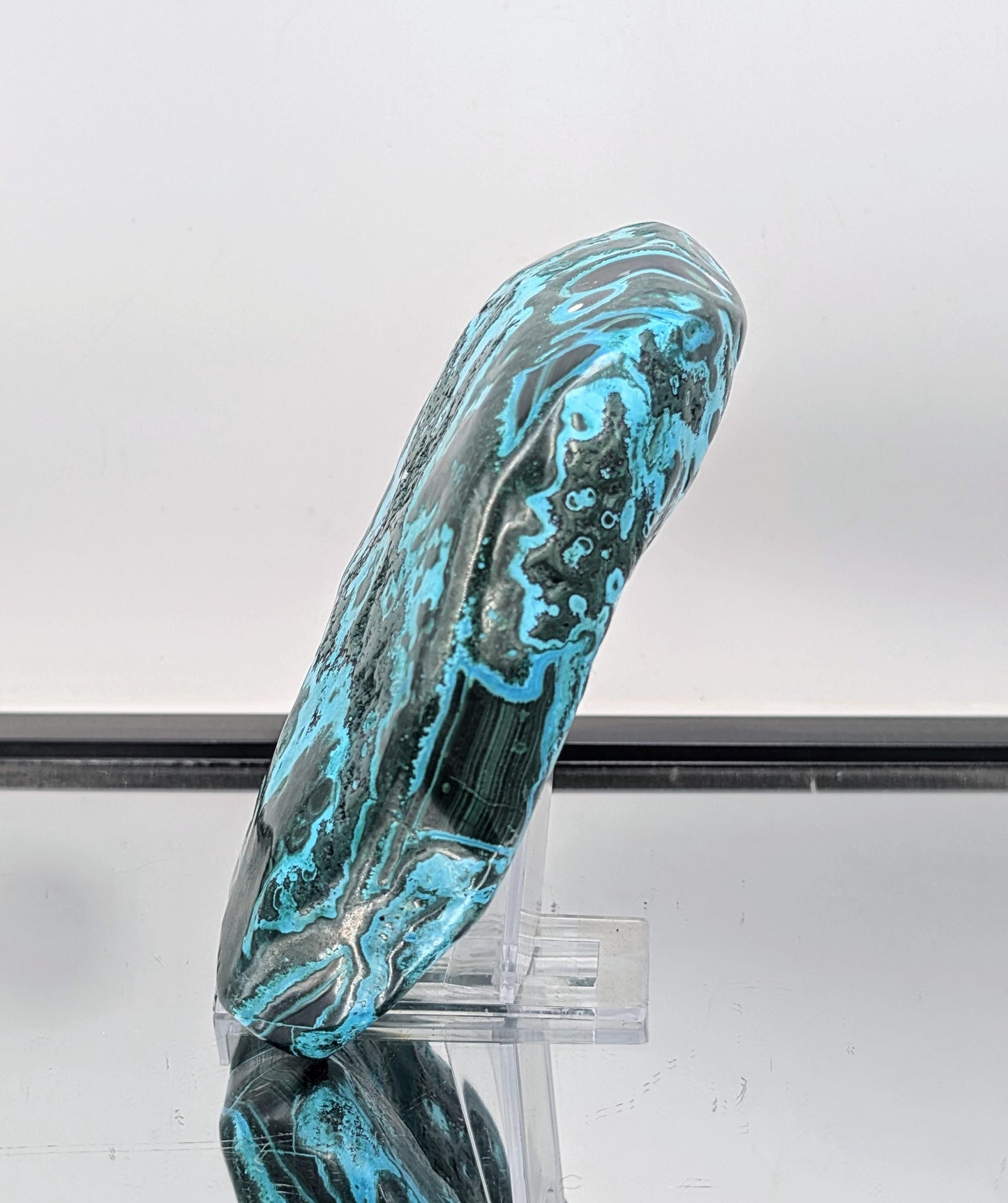 Large Chrysocolla Malachite Crystal Polished (#27)