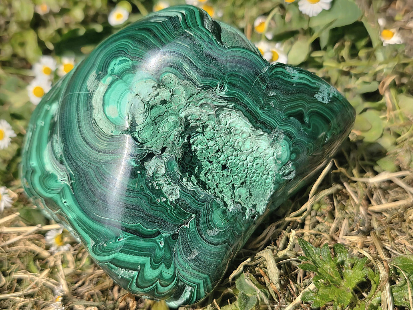 Large Bohydrional Malachite Crystal 2.09KG