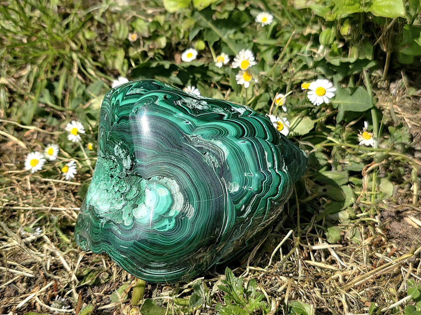 Large Bohydrional Malachite Crystal 2.09KG