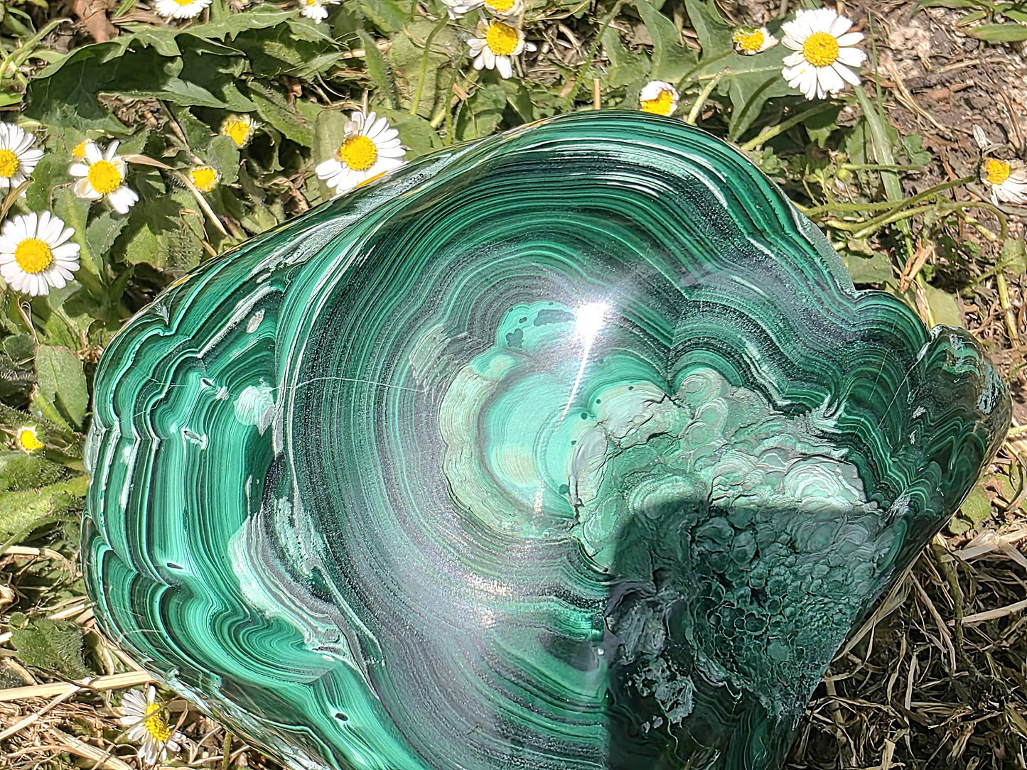 Large Bohydrional Malachite Crystal 2.09KG