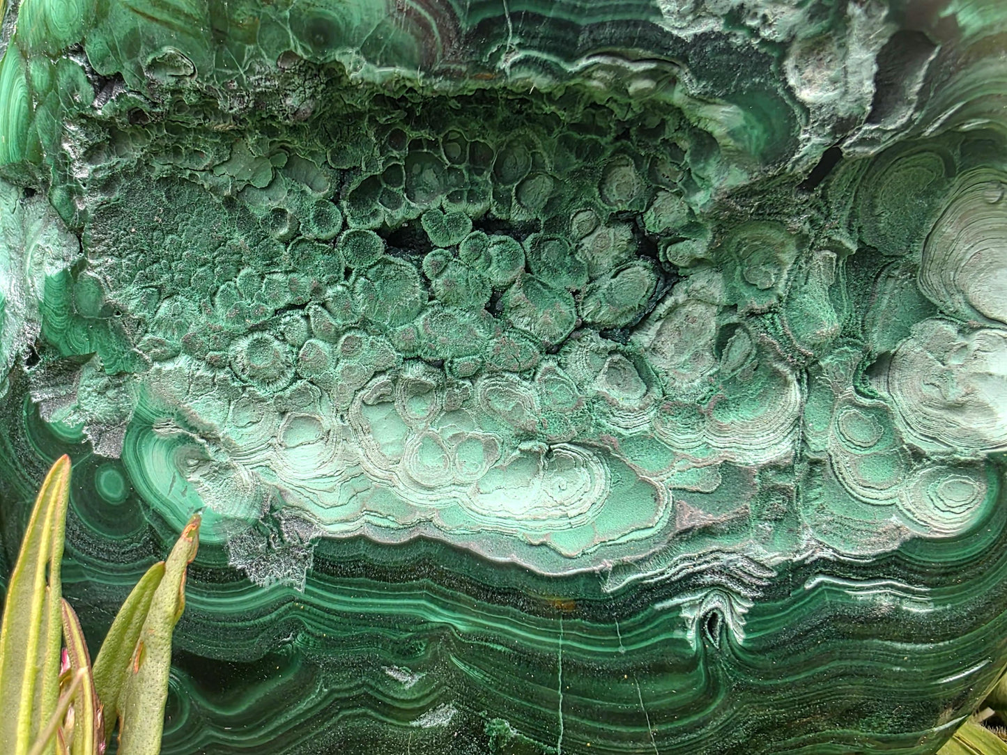 Large Bohydrional Malachite Crystal 2.09KG