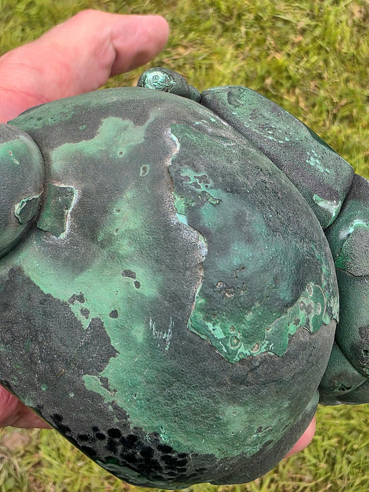 Large Bohydrional Malachite Crystal 2.09KG
