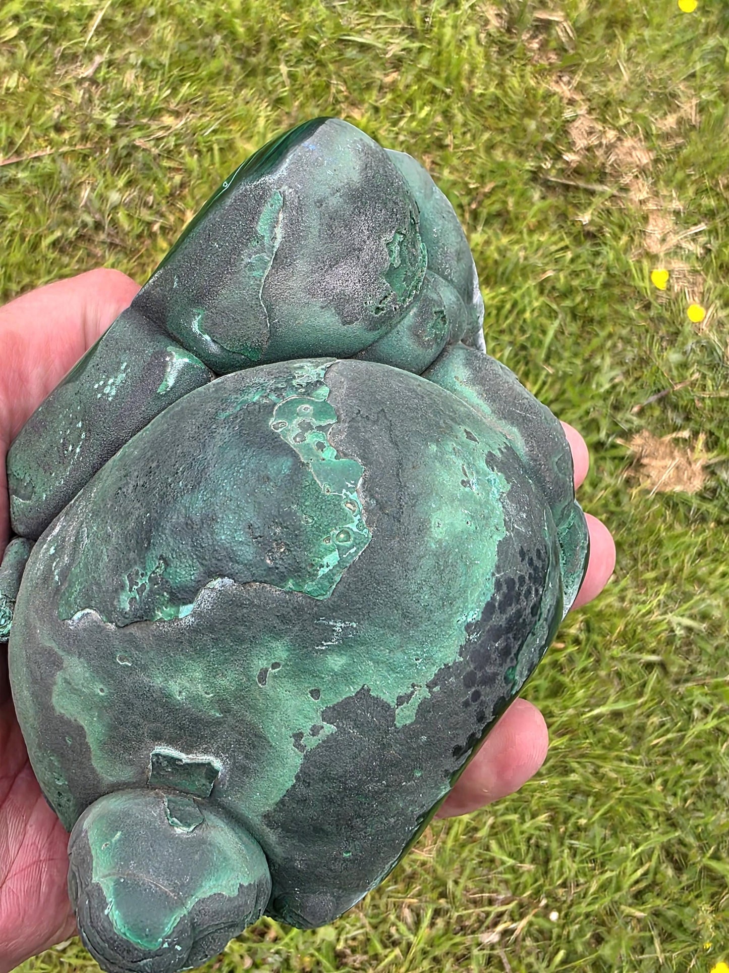 Large Bohydrional Malachite Crystal 2.09KG
