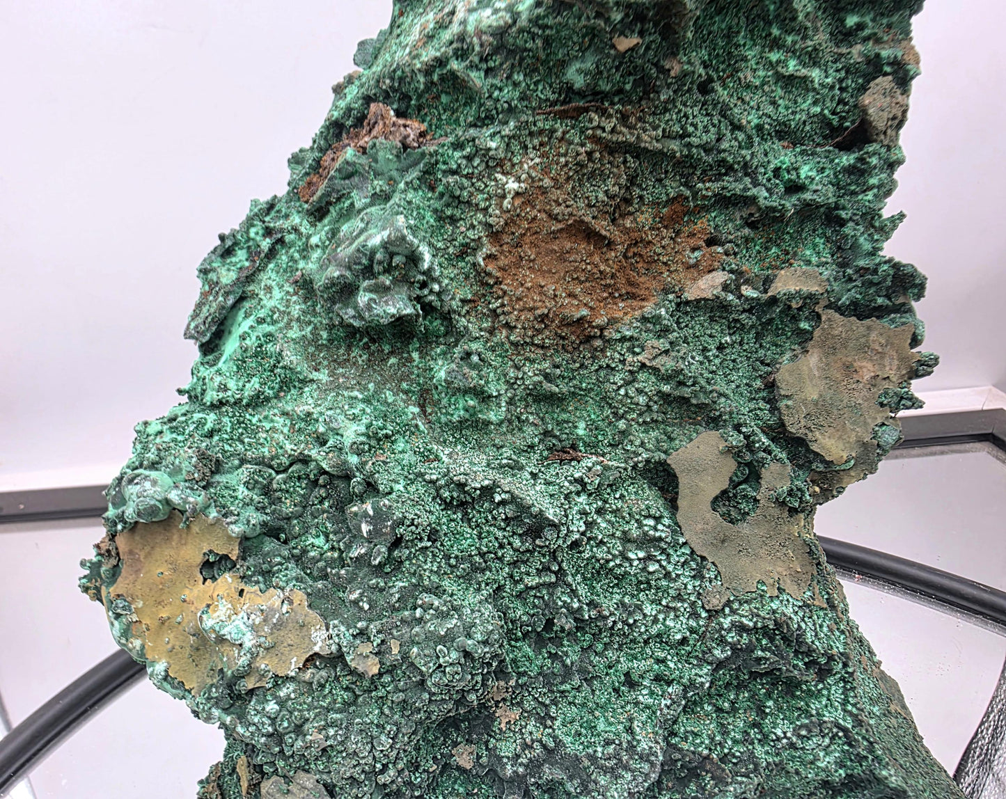 Large Malachite Natural Crystal Plate (DP)