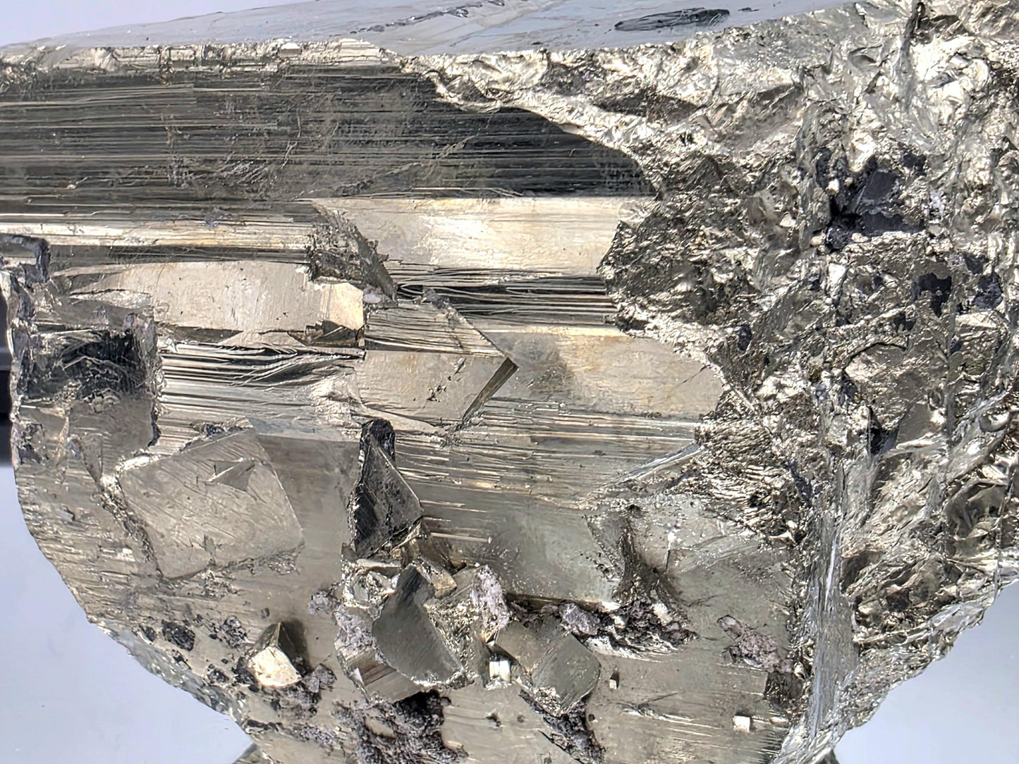 Very Large Pyrite Crystal Cube - Peru 4.13 KG