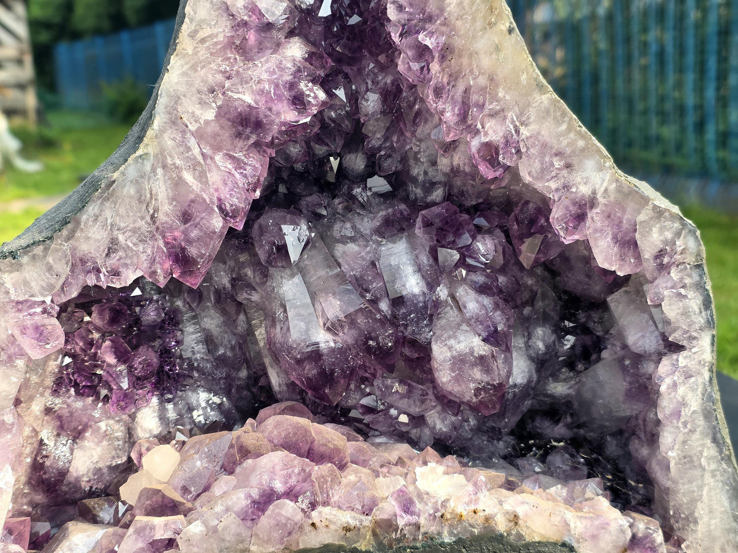 Dark Amethyst Crystal Church 19.6 KG