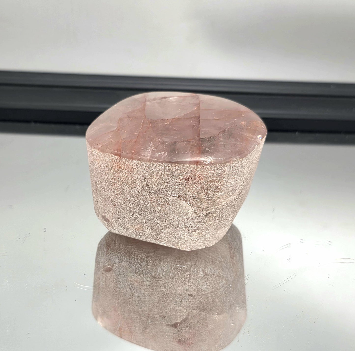 Extra large Fire Quartz Crystal Emma Egg