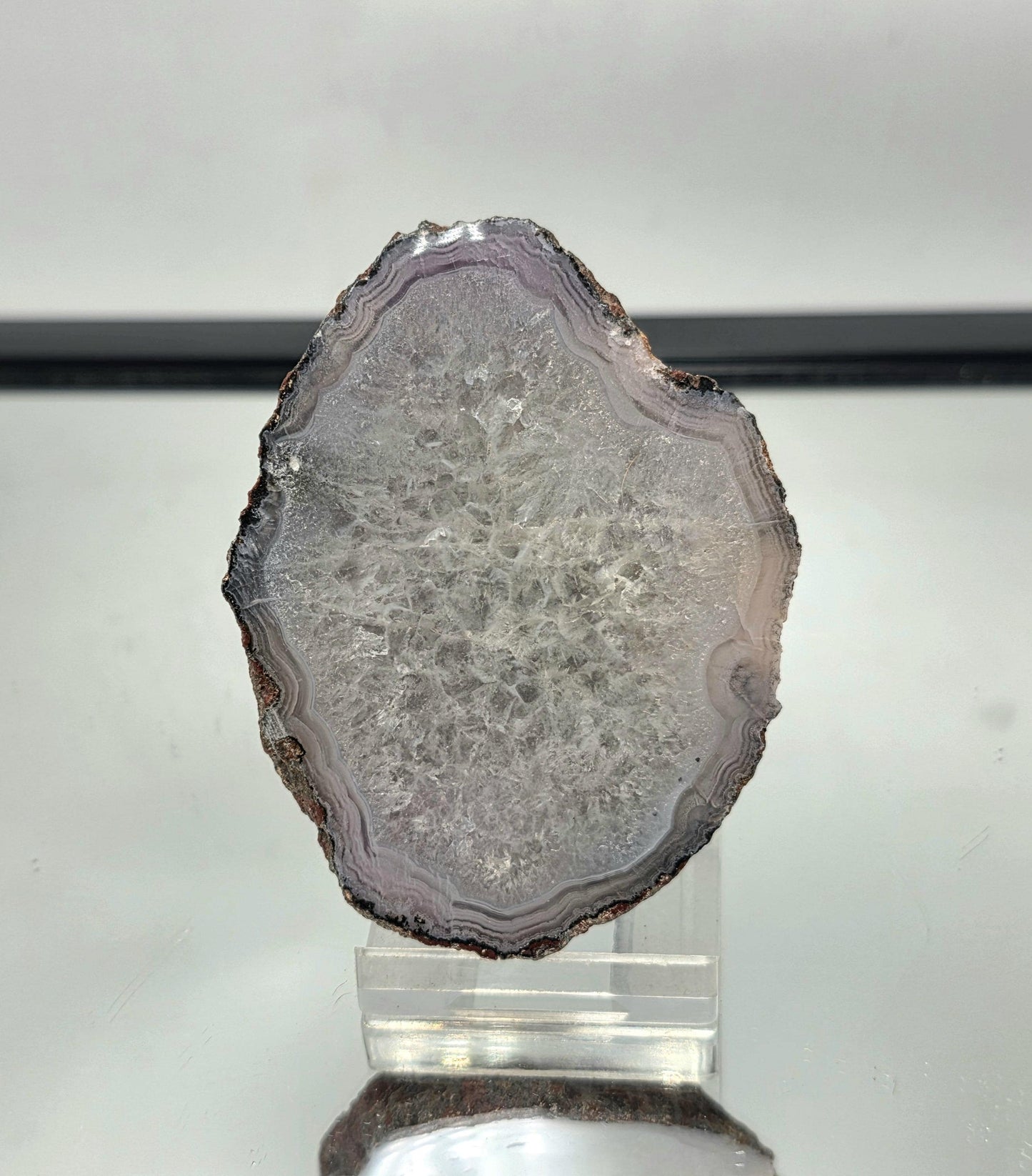 Mexican Agate Crystal Banded Polished (#11)