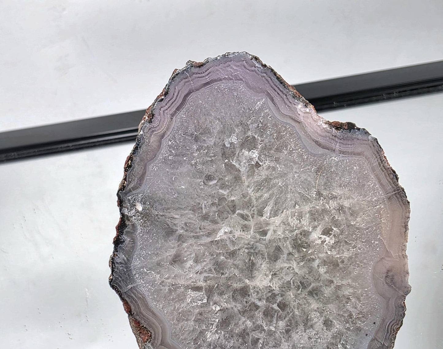 Mexican Agate Crystal Banded Polished (#11)