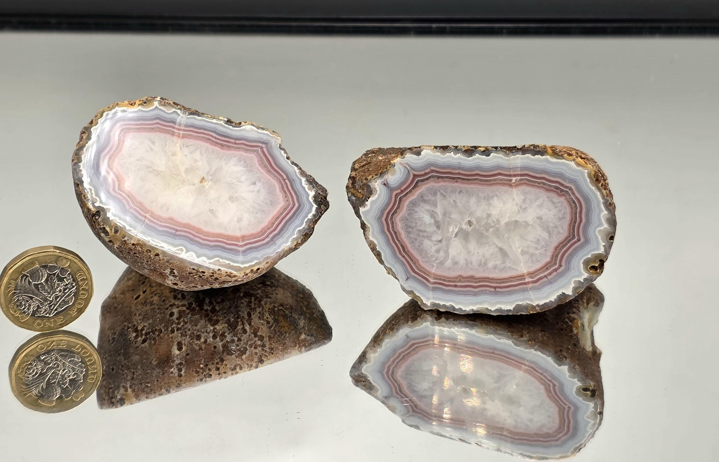 Malawi Agate Colour Banded Polished Crystal (#59)