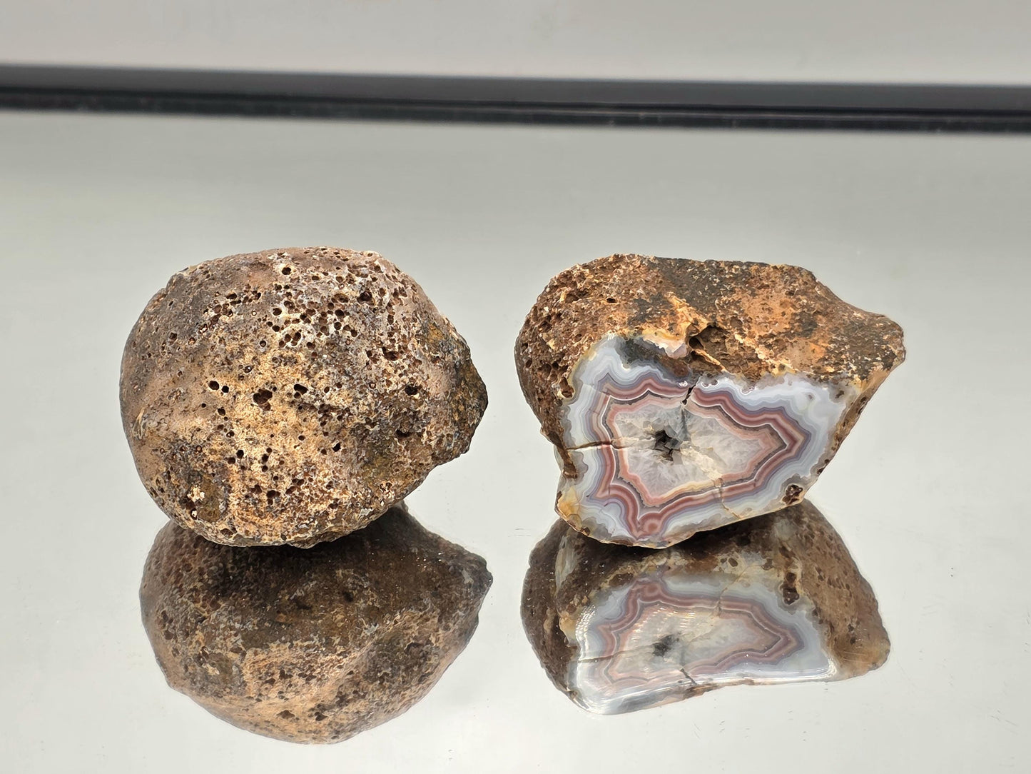 Malawi Agate Colour Banded Polished Crystal (#59)