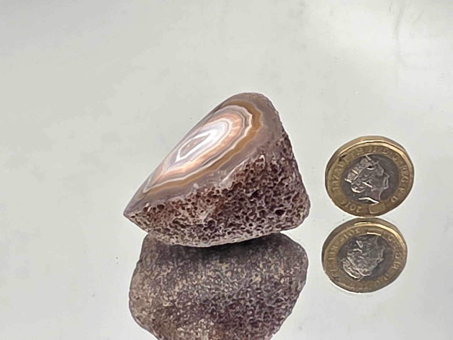 Malawi Agate Colour Banded Polished Crystal (#57)