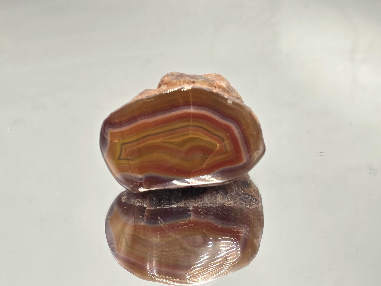 Malawi Agate Colour Banded Polished Crystal (#56)