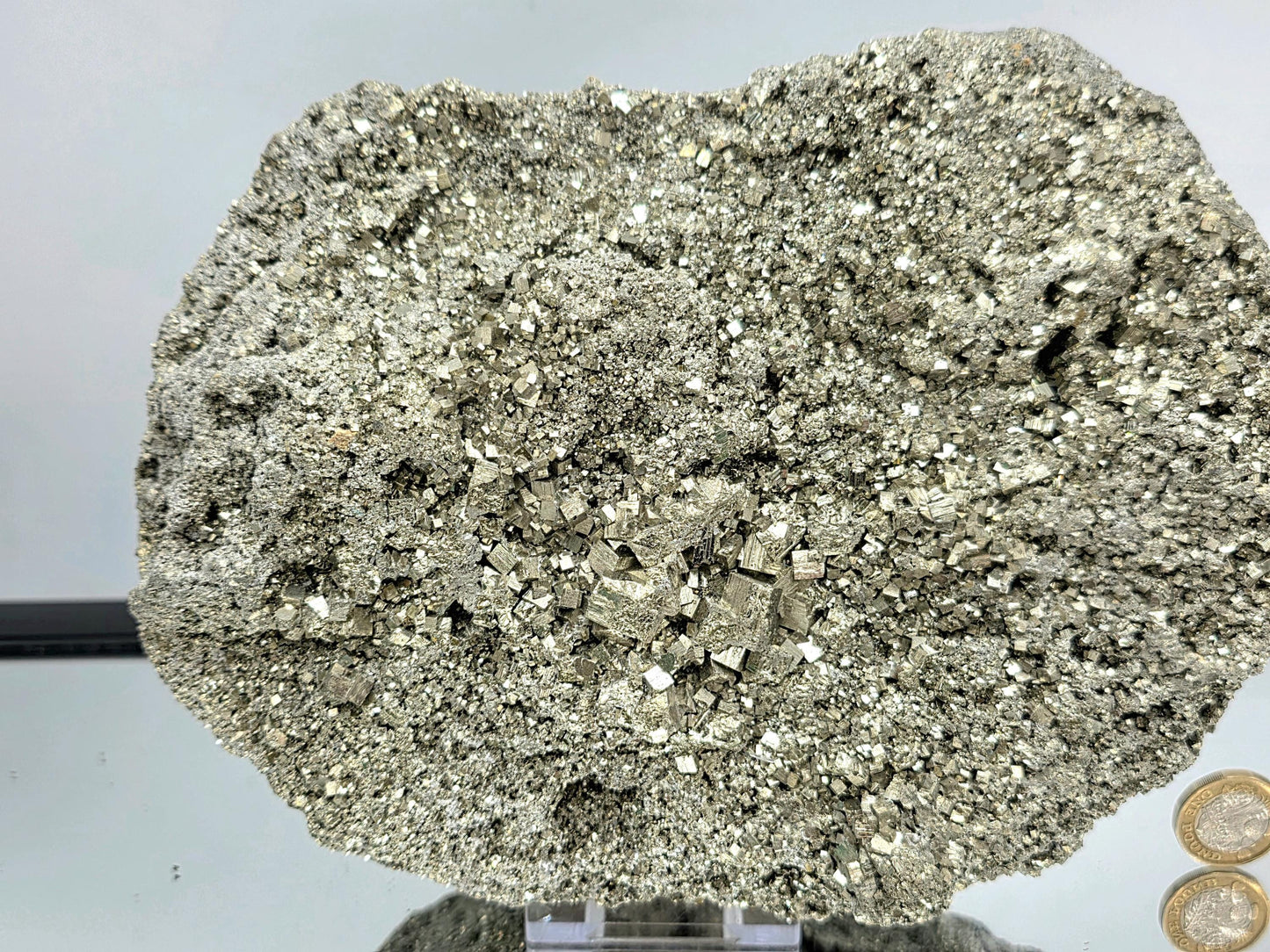 Very Large Pyrite Crystal Raw Cluster - Peru 6 KG (#1)