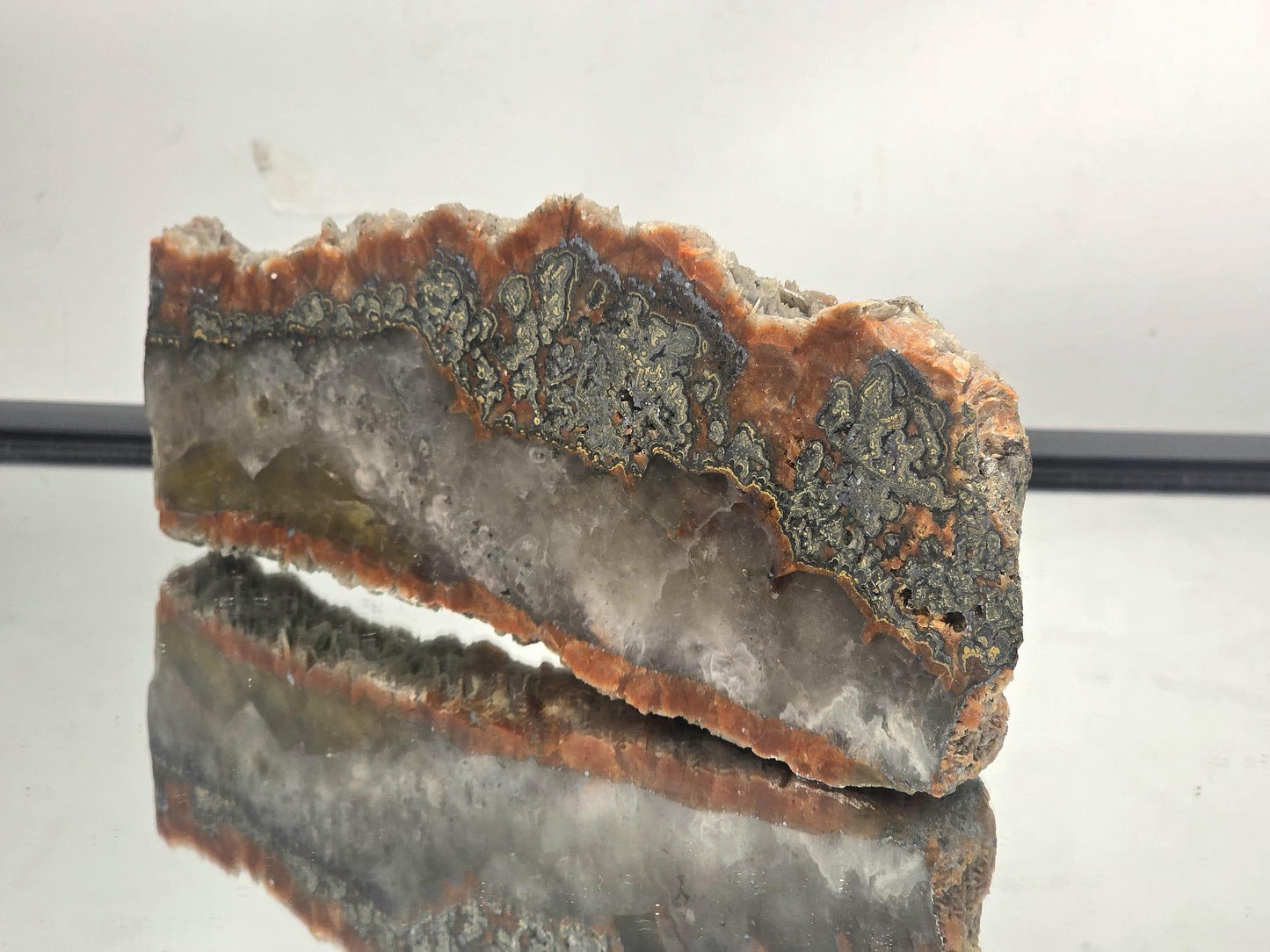 Large Imperial Baryte Crystal Slice (#3)