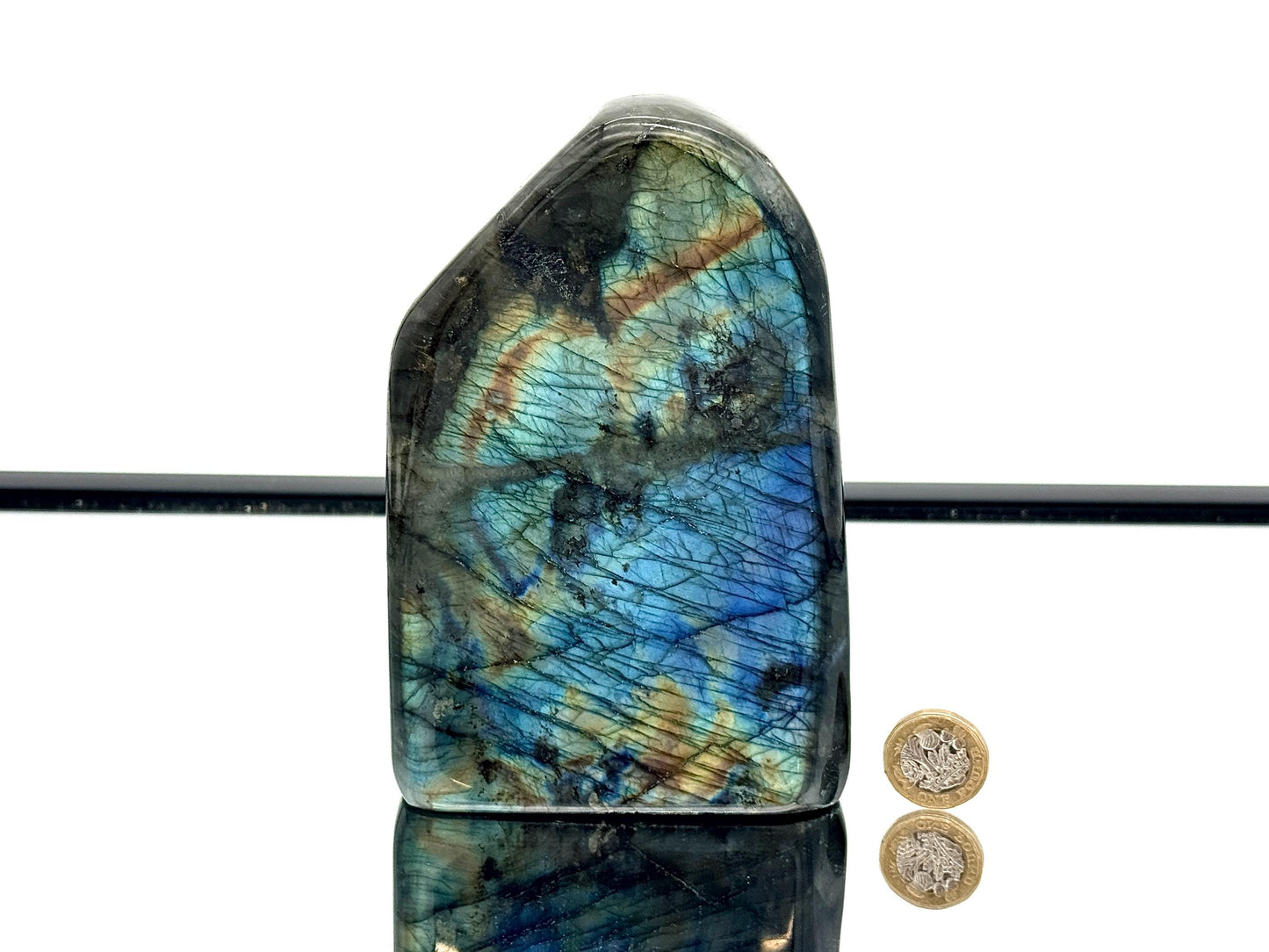 Labradorite Crystal Freeform With Strong Flash 1.60KG - Madagascar - #40