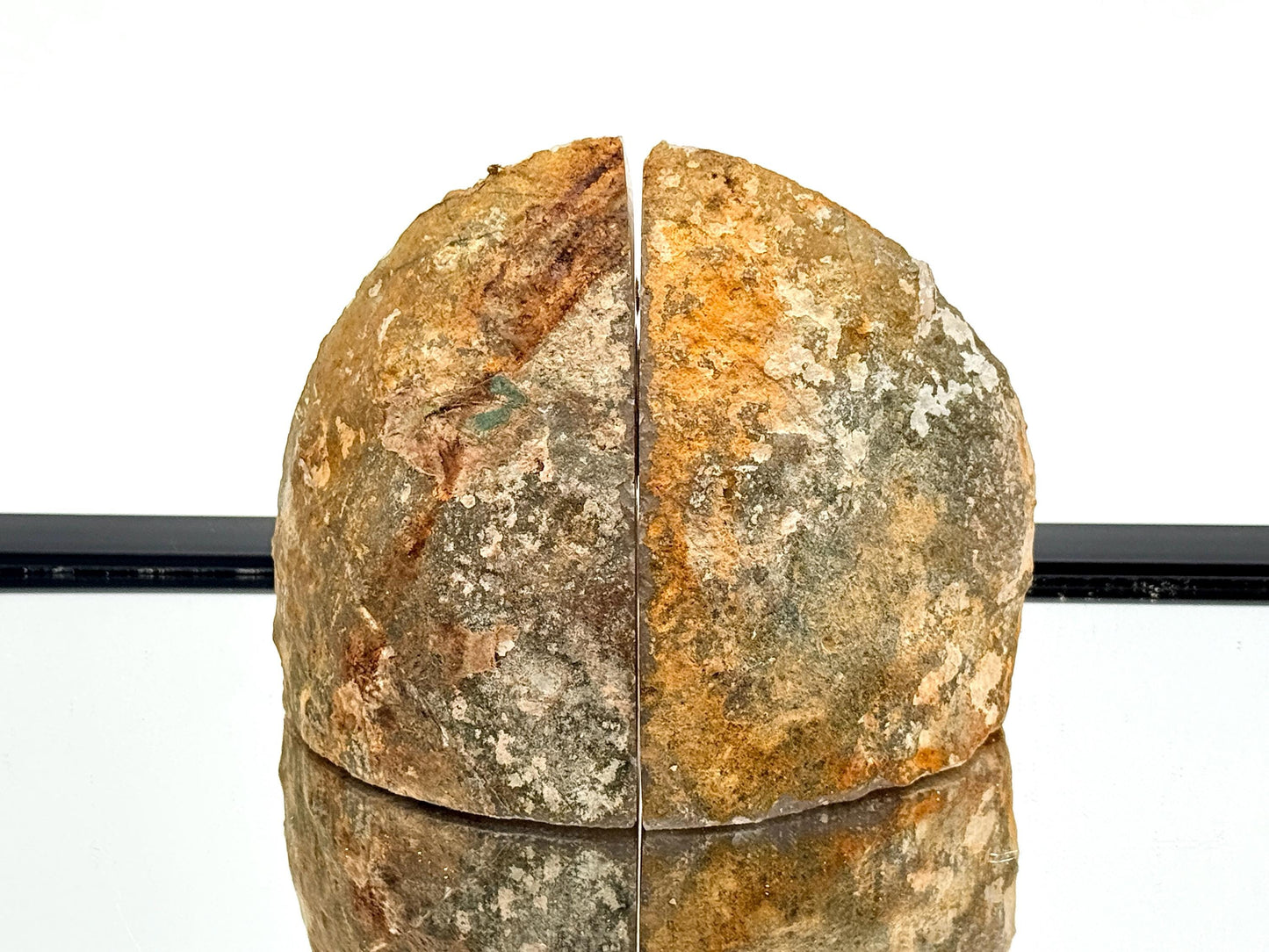 Large Crystal Bookends Home Decor Office Gift Natural Agate Quartz (#39)