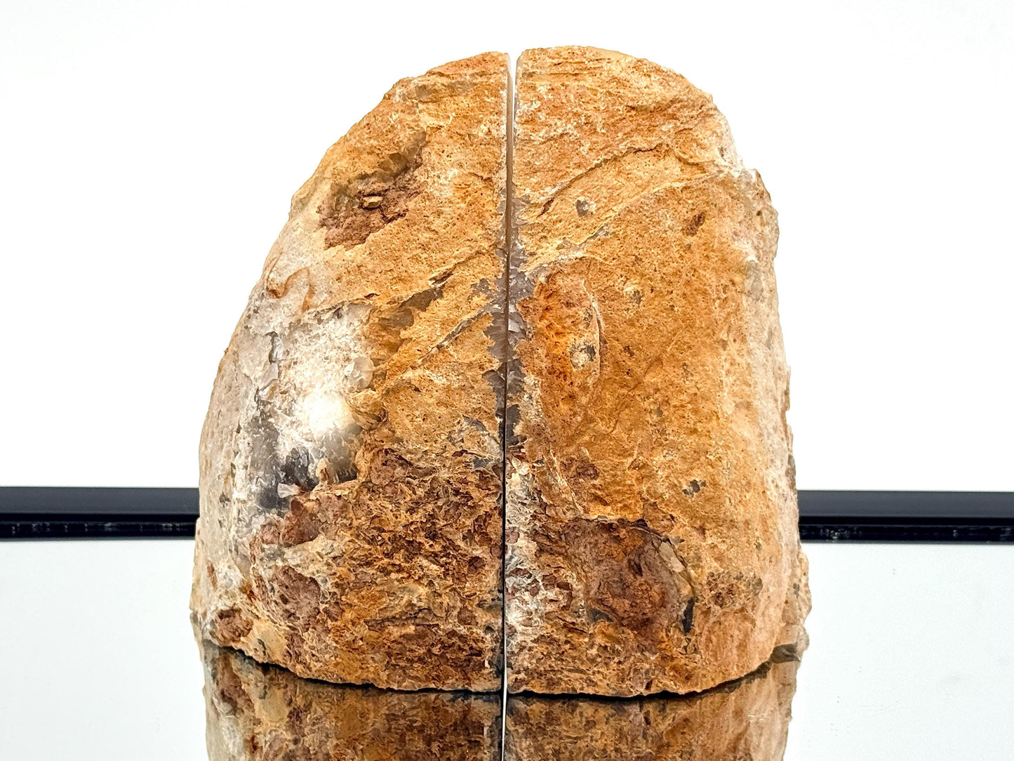 Large Crystal Bookends Home Decor Office Gift Natural Agate Quartz (#37)