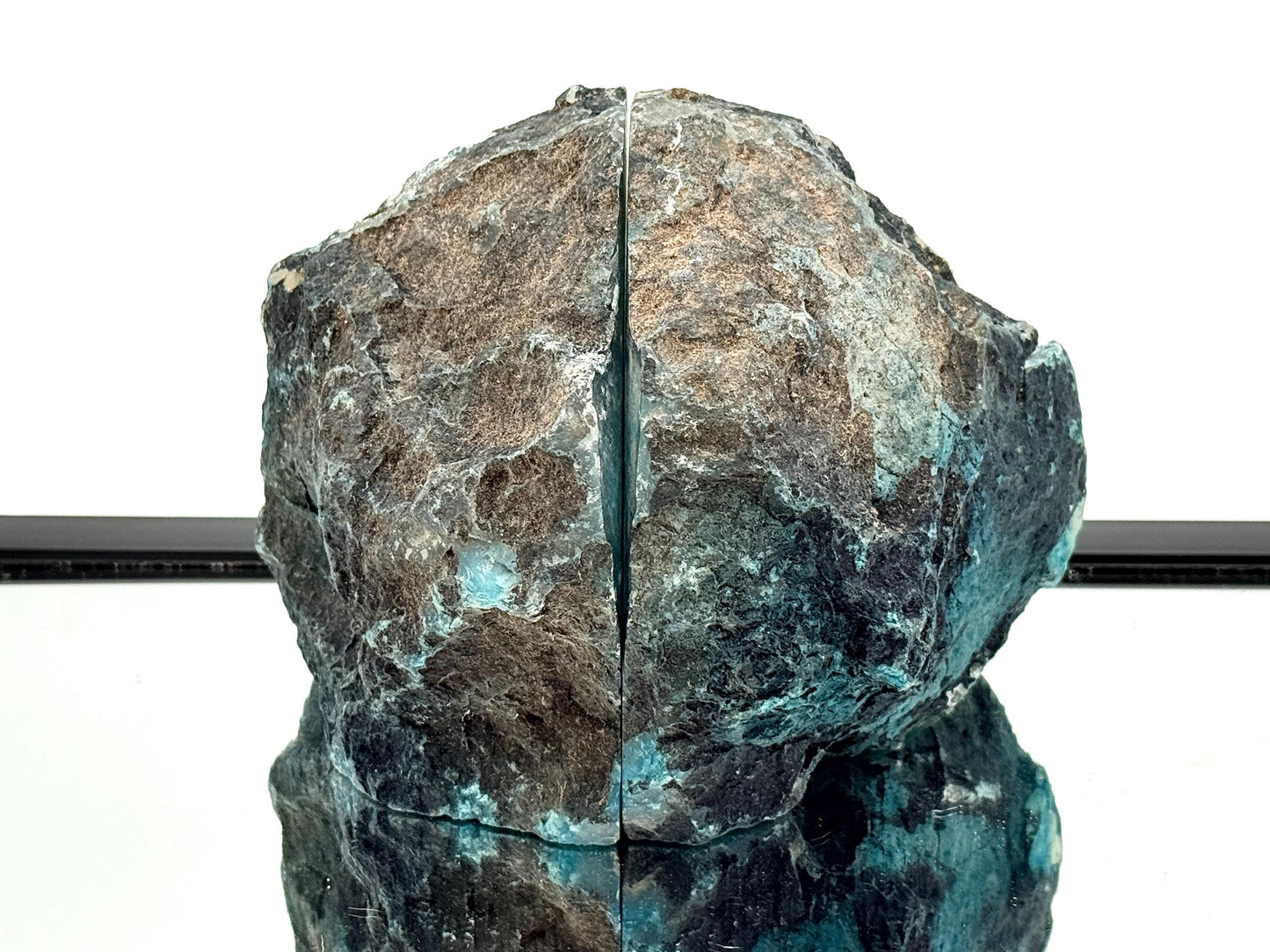 Large Crystal Bookends Home Decor Office Gift Blue Agate Quartz (#47)