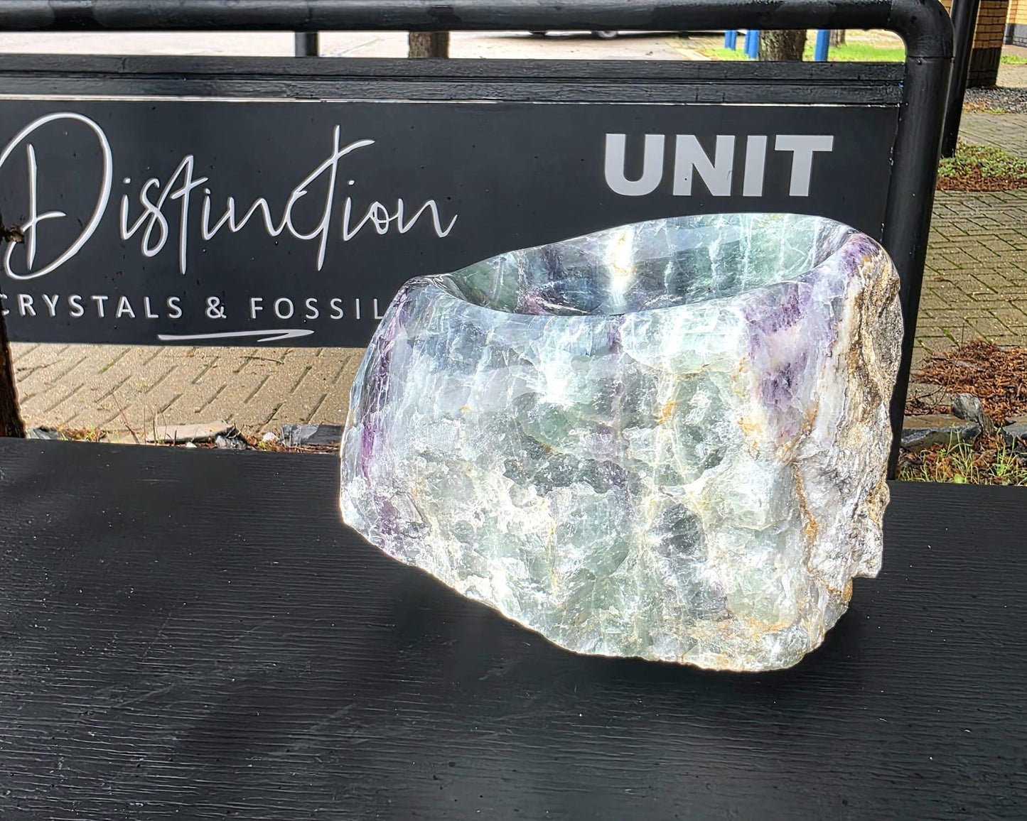 XL Green Fluorite Crystal Bowl 11.11kg | Namibian Fluorite | Natural Home Decor