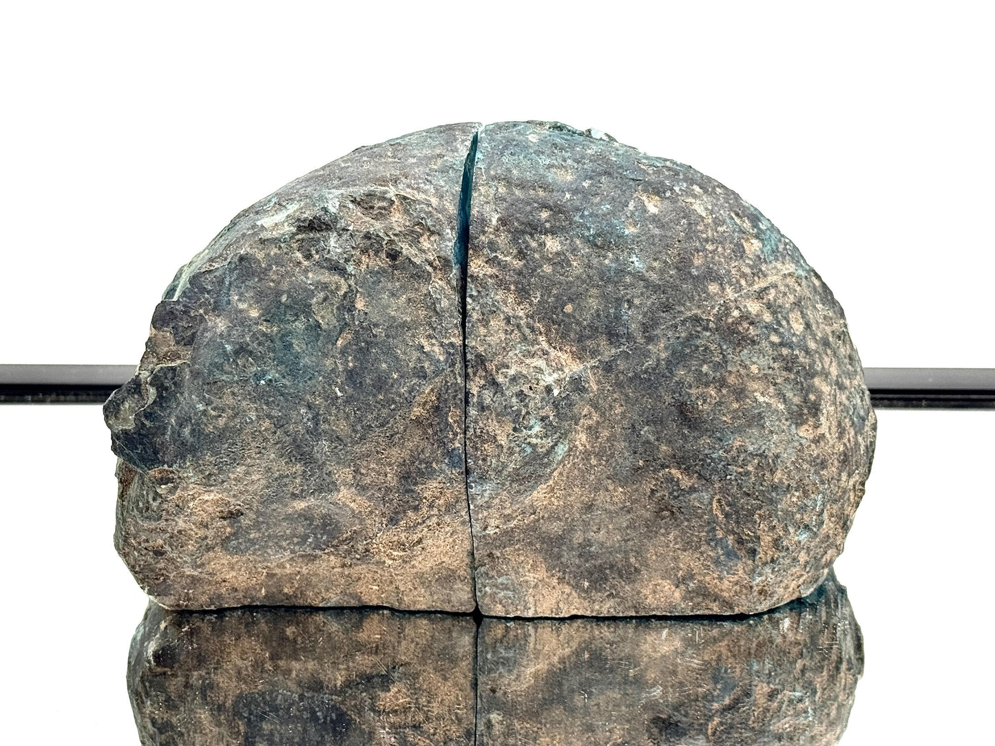 Blue Agate Quartz Crystal Bookends Home Decor Office Gift (#51)