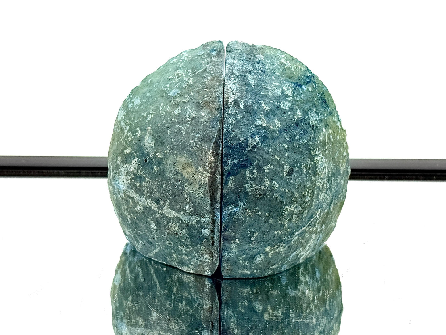 Blue Agate Quartz Crystal Bookends Home Decor Office Gift (#19)