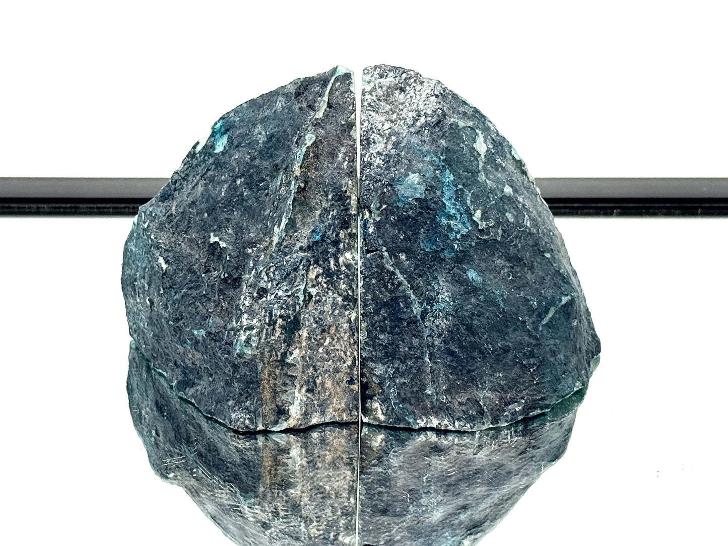 Blue Agate Quartz Crystal Bookends Home Decor Office Gift (#26)