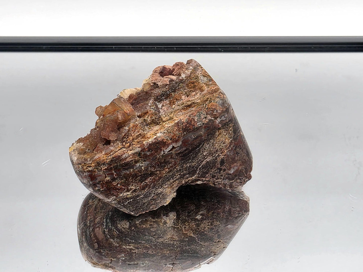 Yellow Fluorite on Polished Quartz Matrix | Collectors Crystal (#5)