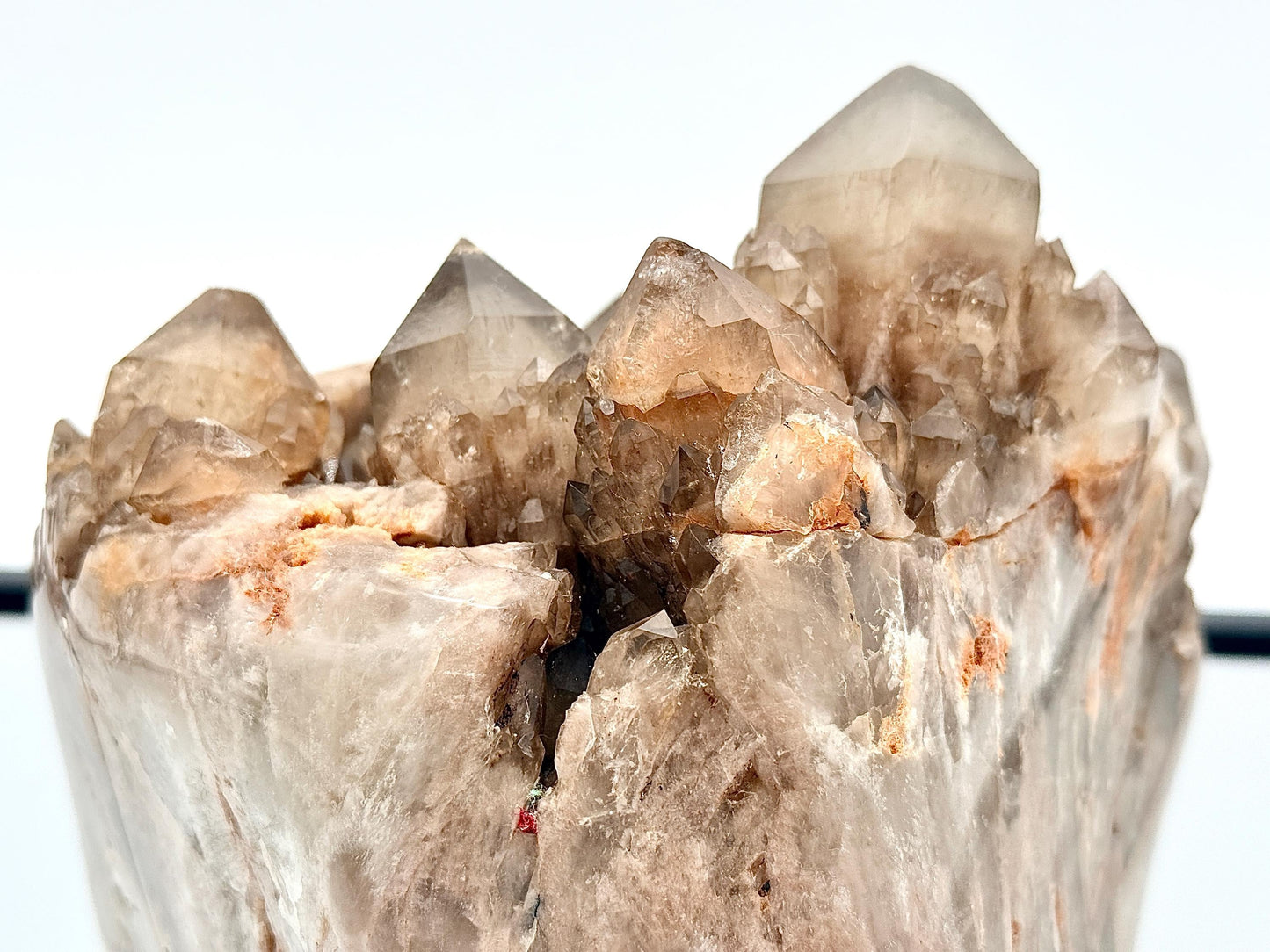 Kundalini Citrine Natural Crystal Cluster With Polished Edge (#3)