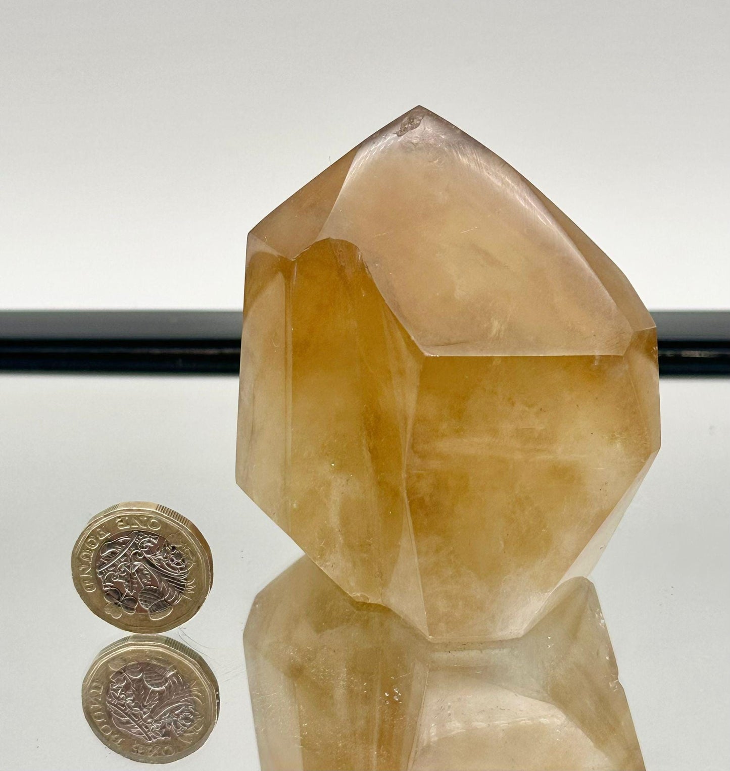 Citrine Crystal Tower Natural Polished Madagascar Point | Crystal Gift #21