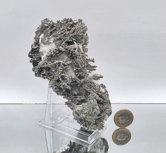 Exceptional Crystallised Native Silver on Calcite Matrix | Collectors Grade Mineral Specimen #7