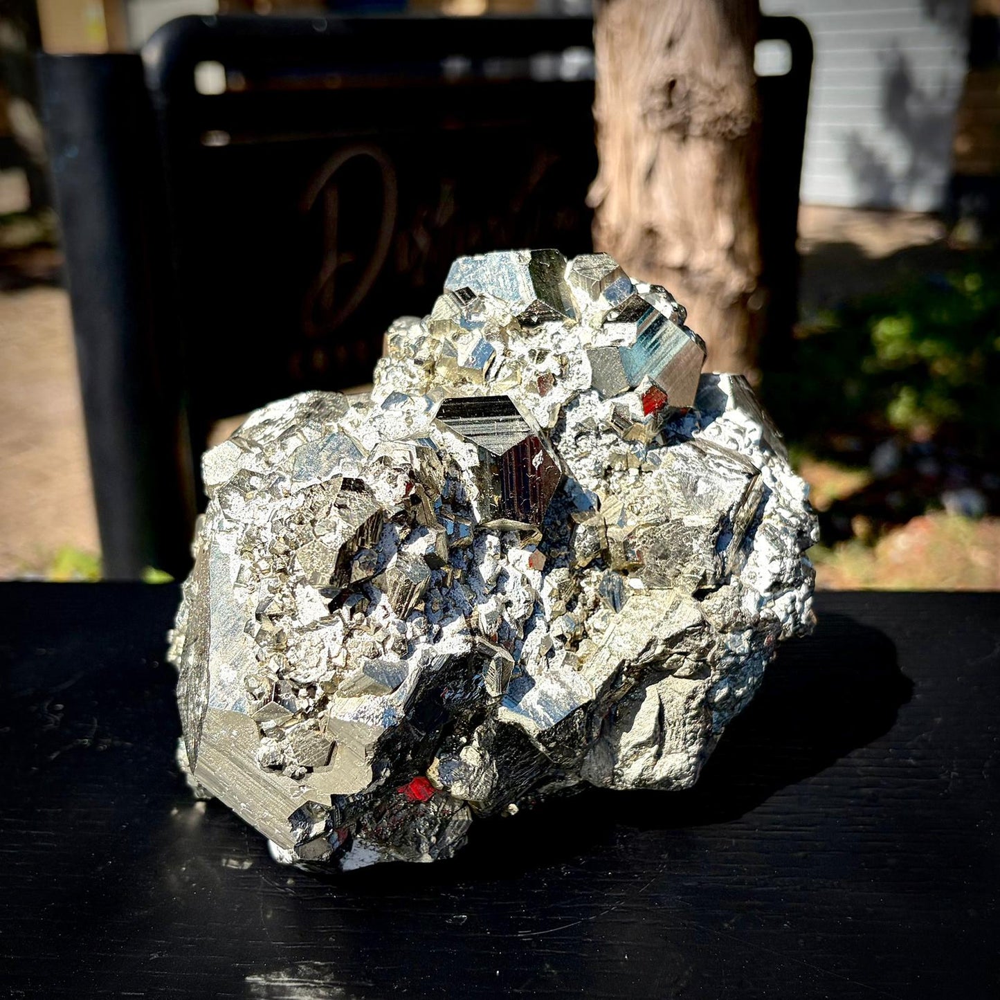 Large Pyrite Crystal Specimen #7 | Collectors Peruvian Pyrite | Fool’s Gold Mineral