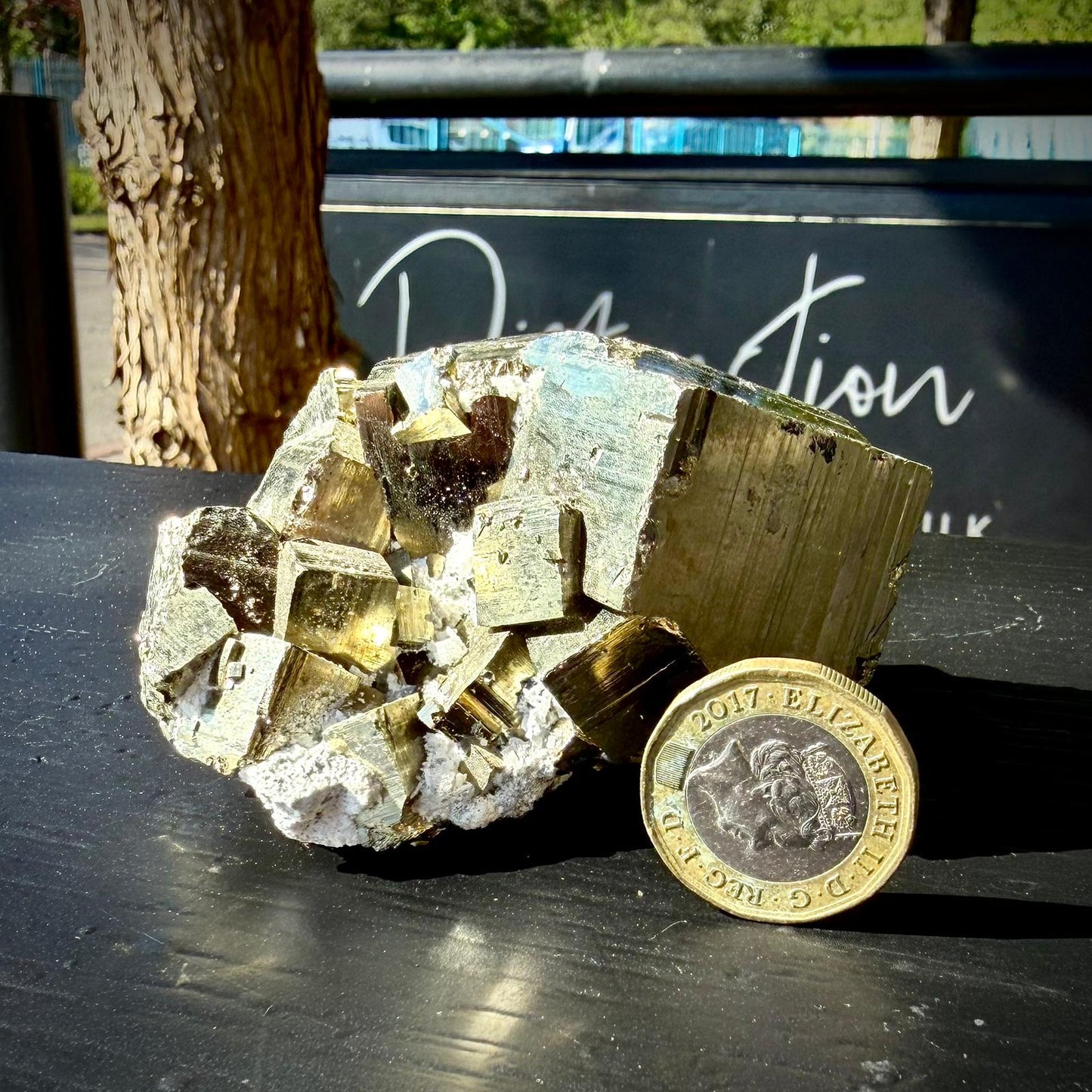 Pyrite Crystal Specimen #2 | Collectors Peruvian Pyrite | Fool’s Gold Mineral
